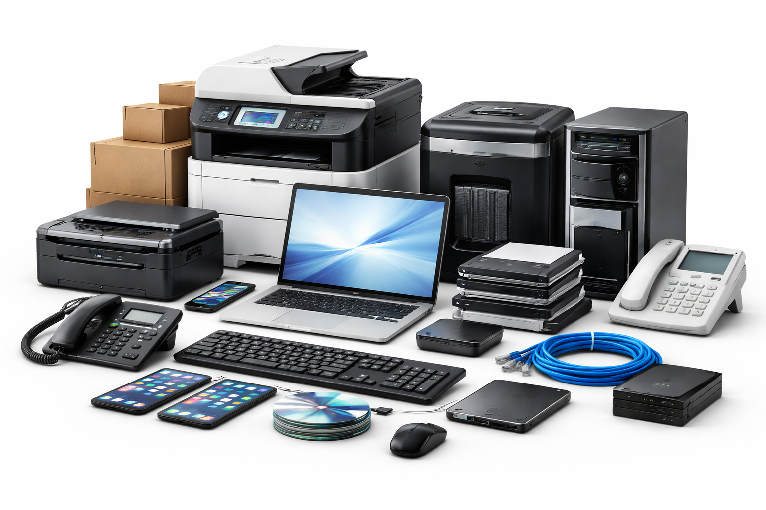 Donate laptops, computers, phones and IT equipment through secure collection, certified data erasure and professional refurbishment.